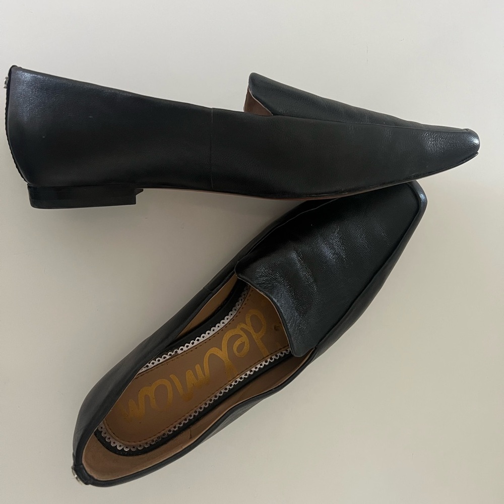 Sam Edelman Black Leather Loafers